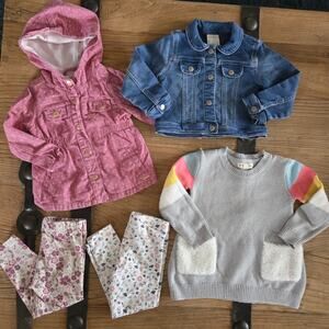 Toddler Girl Winter Fall Outfit Bundle sz 2T
